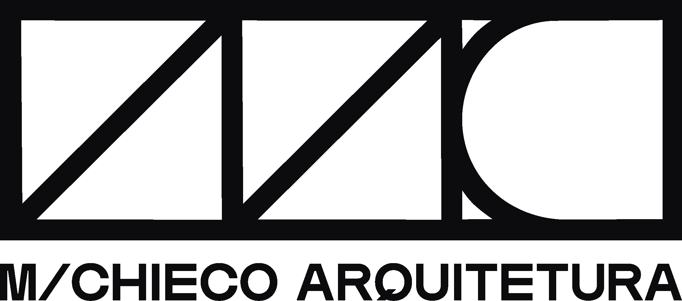 M. Chieco Arquitetura logotipo circular